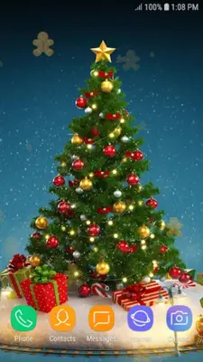 Christmas Wallpapers Live Free android App screenshot 0