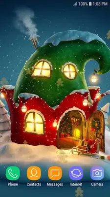 Christmas Wallpapers Live Free android App screenshot 1